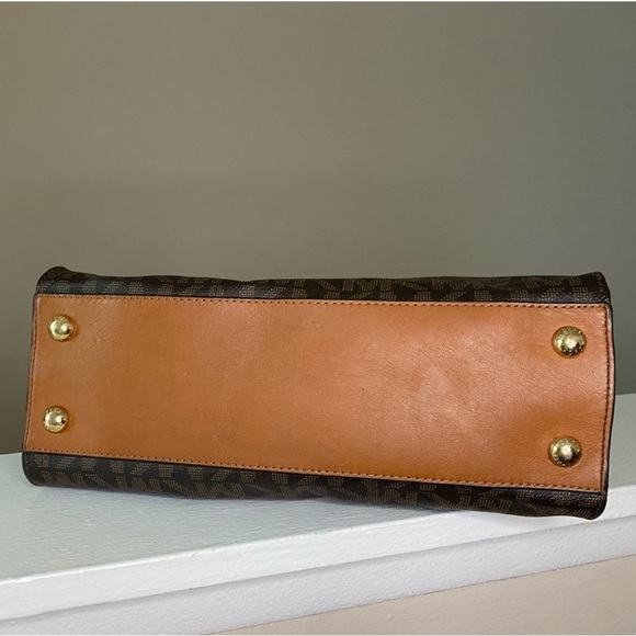 Michael Kors Hamilton MK Logo Satchel Bag - Picture 3 of 5